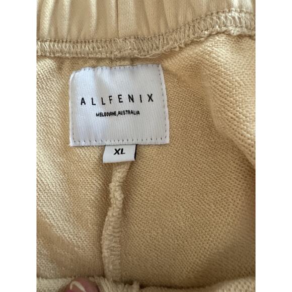 Allfenix Sweatpants Yoga Pilates XL Cream Beige - Picture 3 of 3